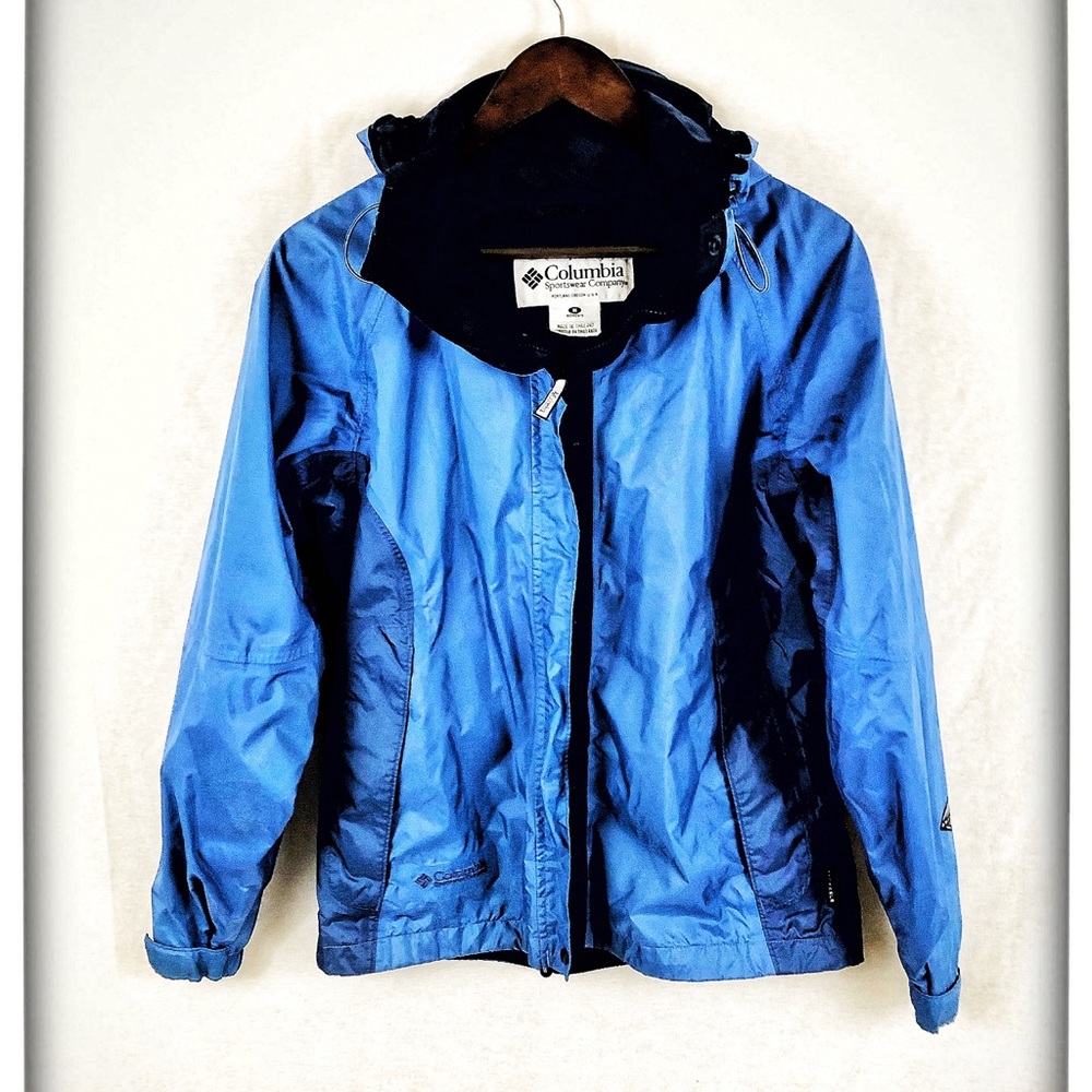 Columbia Women’s Medium Raincoat Blue